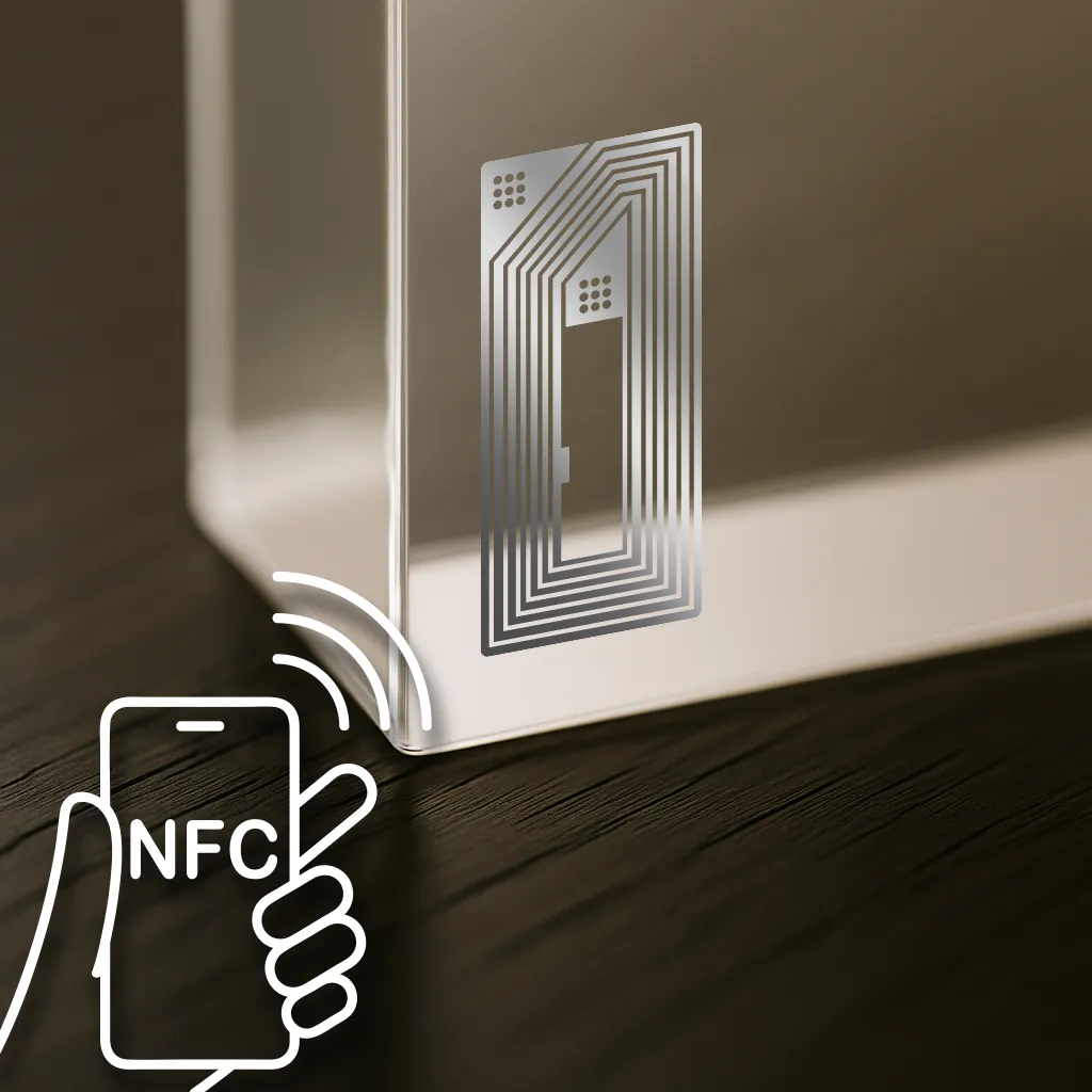 Glaswürfel TESSERA als leuchtender Akzent für dein Bücherregal – Bild 5