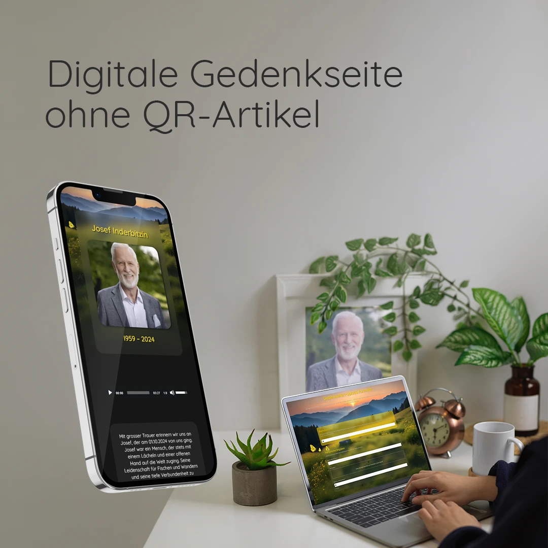 Gedenkseite ohne QR-Artikel